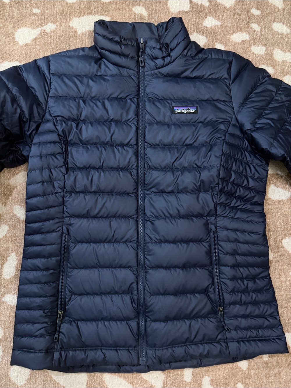 Patagonia Navy Quilted Lightweight Puffer Jacket size m